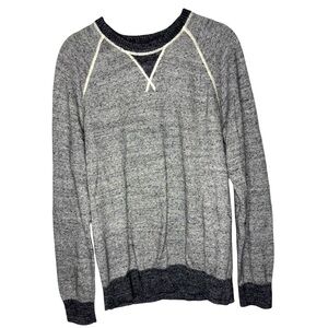 Men's Size L Gap Light Gray Heather‎ 100%Cotton Sweater